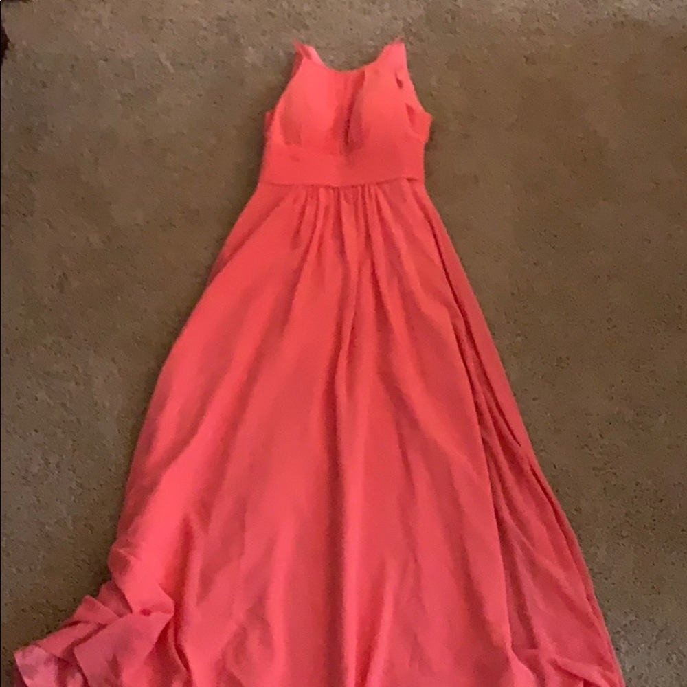 Coral Long Dress